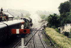 
MN leaving Bewdley, Severn Valley Railway, 1988
